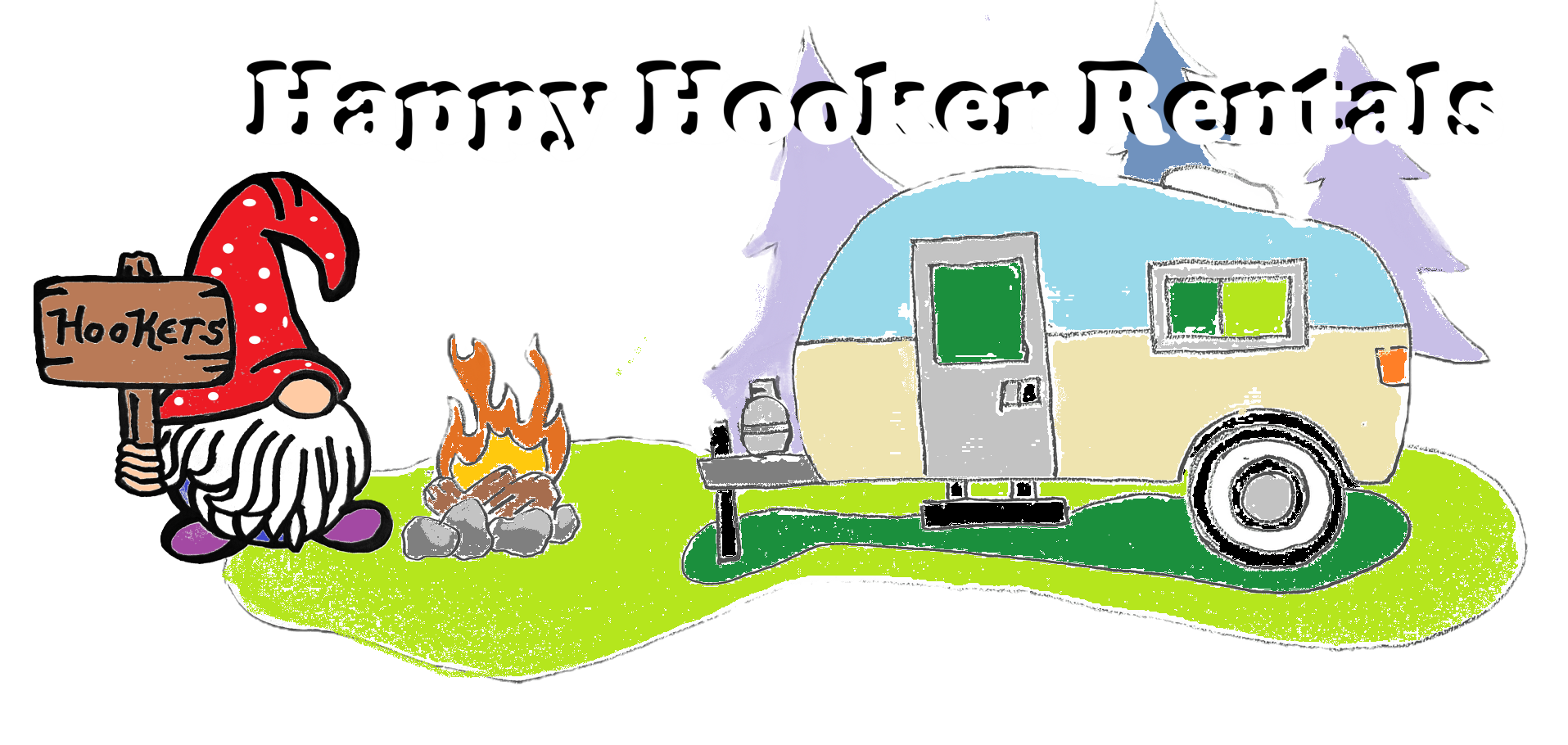 Happy Hooker Rentals Logo